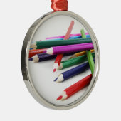 Glückselige Farben Silbernes Ornament (Rechts)