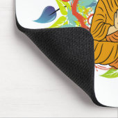 Glückseliger Buddha Mousepad (Ecke)