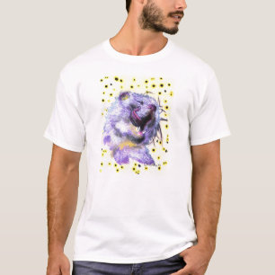 glückseliges Frettchen (kleineres Bild ohne Text) T-Shirt
