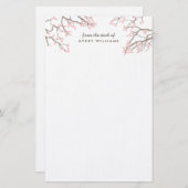 Glückseliges Niederlassungs-Briefpapier Briefpapier (Vorne/Hinten)