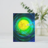 Glücksengel Postkarte (Stehend Vorderseite)