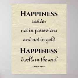 Glücksfälle im Soul Inspiration Zitat Poster