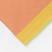 Glücksfarben Fleecedecke (Ecke)