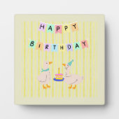 Glücksgeburtsbanner Fotoplatte (Vorderseite)