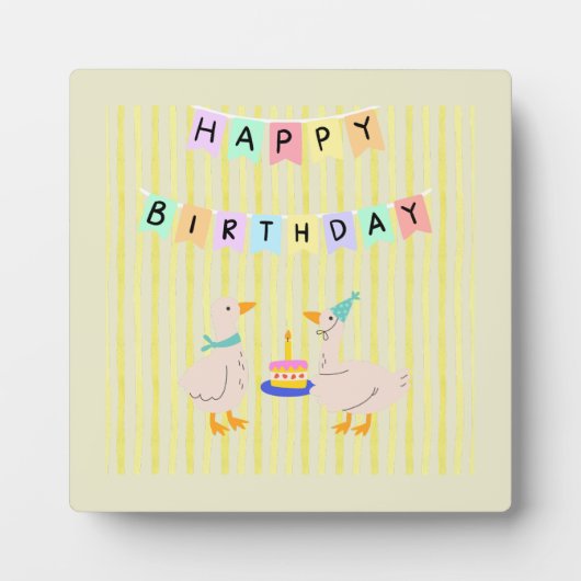 Glücksgeburtsbanner Fotoplatte (Vorderseite)