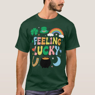 Glücksgefühl St. Patricks Day Charm irischer Shamr T-Shirt