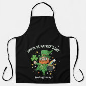 Glücksgefühl St. Patrick's Day Süßer Kobold Schürze (Vorderseite)