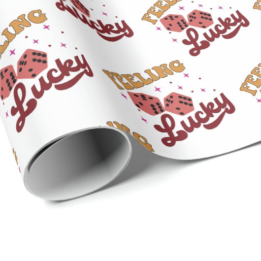 Glücksgefühl-Wrap-Papier Geschenkpapier (Rolleneckpunkt)