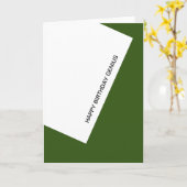 Glücksgeschenk Karte (Gelbe Blume)