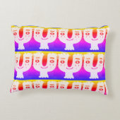 Glücksgesicht am Sonntag Dekokissen (Rückseite)