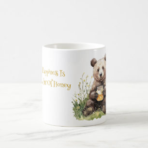 Glücksglas Honig des Bären Kaffeetasse