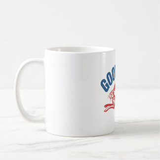 Glückshase – Vintage-Laufhasendesign Kaffeetasse