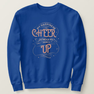 GLÜCKSHIRT FÜR MÄNNER AUFHEITERNDE SWEATSHIRT