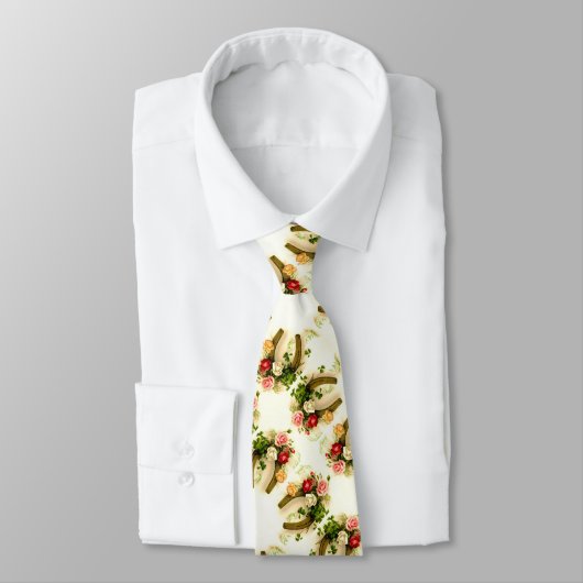 Glückshufeisen-Hochzeit Krawatte (Gebunden)