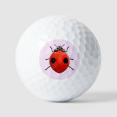 Glückskäfer-Golfbälle Golfball (Vorderseite)