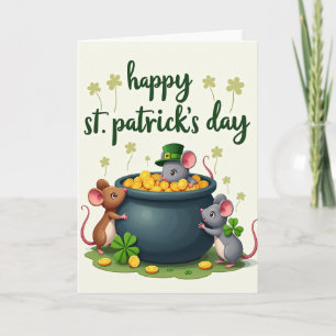 Glückskäfer St. Patricks Day Karte