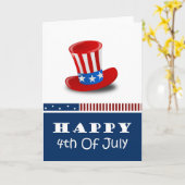 Glückskarte am 4. Juli Karte (Gelbe Blume)