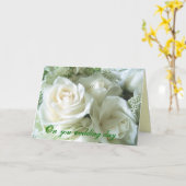 Glückskarte am Hochzeitstag Karte (Gelbe Blume)