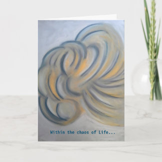 Glückskarte des Chaos des Lebens Karte