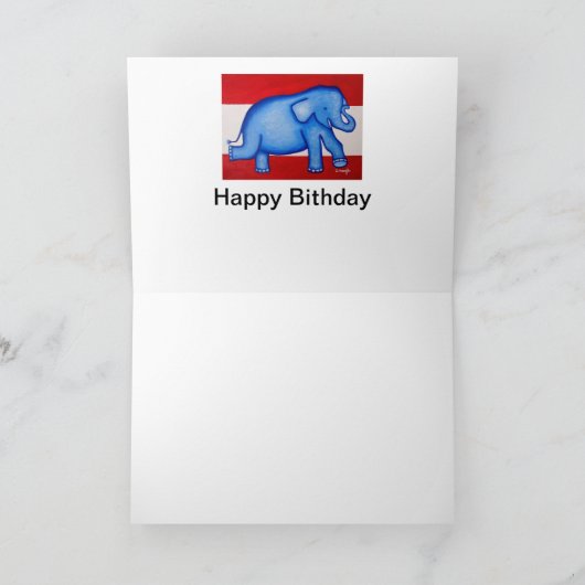 Glückskarte Feiertagskarte (Innenseite)