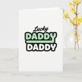 Glückskarte für Daddy Daddy Karte (Gelbe Blume)