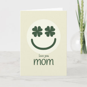 Glückskarte für Mama Liebe Dich Karte