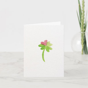Glückskarte zum Valentinstag Dankeskarte