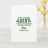 Glückskarten-Textur St. Patricks Karte (Gelbe Blume)