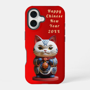 Glückskatze Frohes Chinesisches Neujahr iPhone 16 Hülle