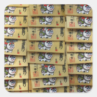 Glückskatze-Gebetsplatten: Tokyo, Japan Postkarte