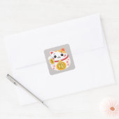 Glückskatze Maneki Neko Aufkleber (Umschlag)