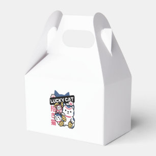 Glückskatze Maneki Neko – Japanische Glückskatze Geschenkschachtel