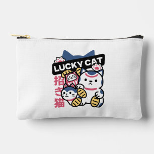 Glückskatze Maneki Neko – Japanische Glückskatze  Zubehörtasche