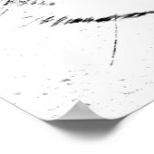 Glückskatze Poster (Ecke)