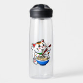 Glückskatze Ramen Trinkflasche (Vorne)