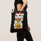Glückskatze Tasche (Von Nahem)