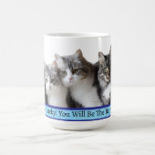 Glückskatzen Bester Papa Kaffeetasse (Mittel)
