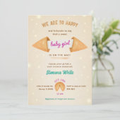 Glückskeks Es ist Niedliche Duschsprinkle für ein Einladung (Stehend Vorderseite)