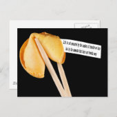 Glückskeks für das Leben Postkarte (Vorne/Hinten)