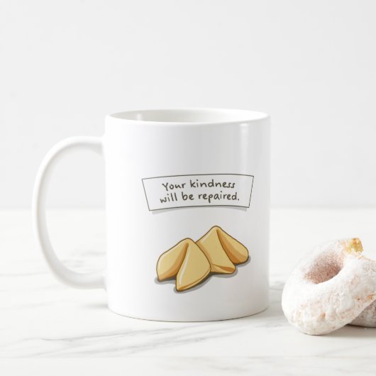 Glückskeks - Kindness Kaffeetasse (Mit Donut)
