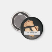 Glückskeks mit Personalisiertem Glücksspiel Magnet (Vorderseite/Rückseite)