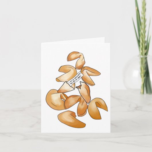 Glückskeks Mutterkarte Dankeskarte (Vorderseite)