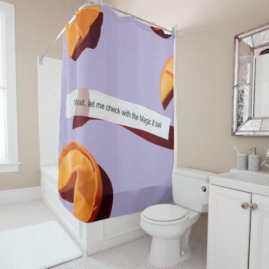 Glückskeks und der Zauberkugel 8 Duschvorhang (Beispiel)
