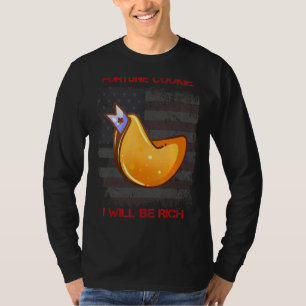 Glückskeks werde ich reichhaltiges Sprichwort T-Shirt
