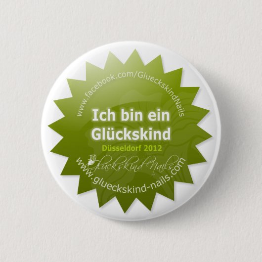 Glückskinder-Button - Beauty Düsseldorf 2012 - Button (Vorderseite)