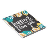 Glückskizzen mit dem Muster der Daisy-Blume Notizblock (angewinkelt)