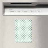 Glücksklee-Blatt-Muster Rechteck-Magnet-Schmuck Magnet (In Situ (Geschirrspüler))
