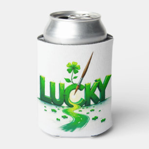 Glücksklee-Design für St. Patrick's Day Dosenkühler