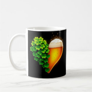 Glücksklee-Design für St. Patrick's Day Kaffeetasse