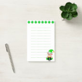 Glücksklee & Elfen Linien Dinge zu tun Post-it Klebezettel (Büro)